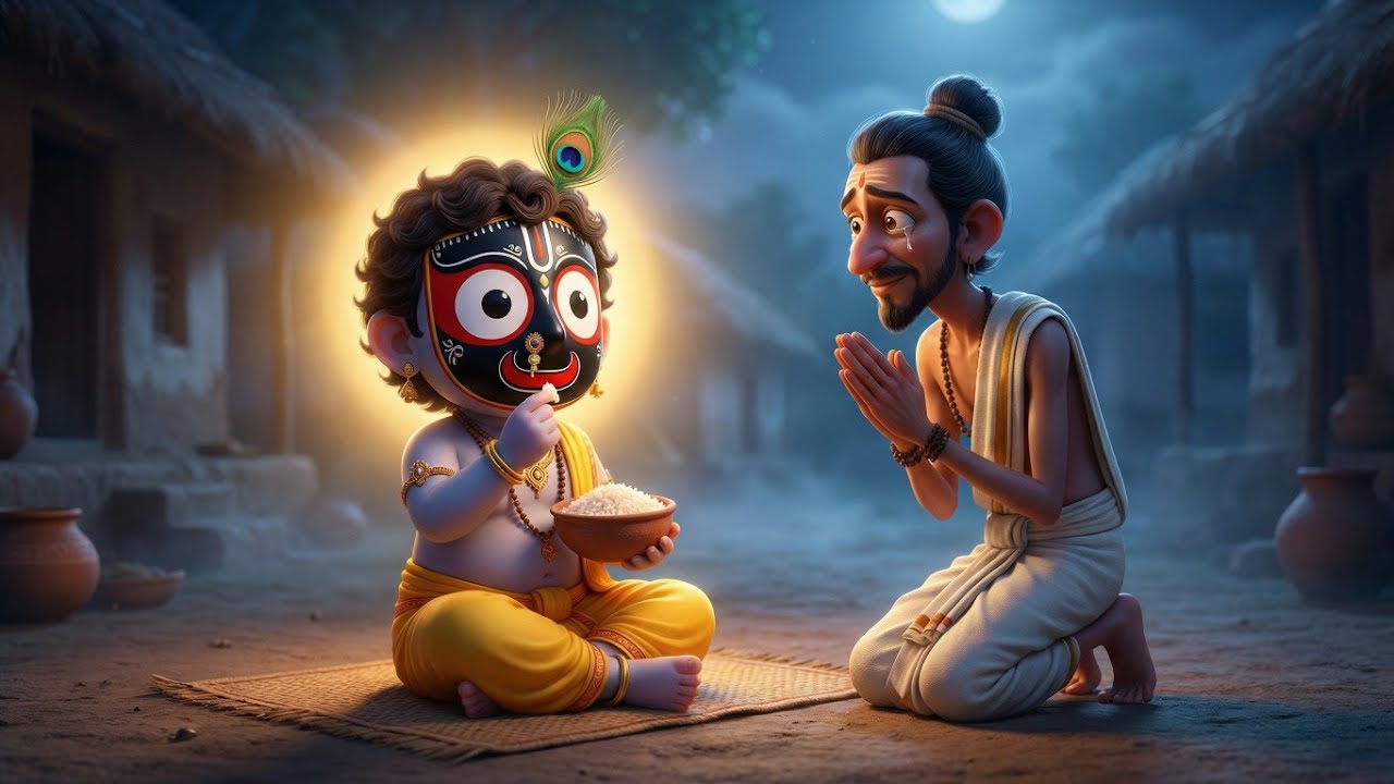 जब भगवान ने अपने भक्त की झोपडी में चावल खाए🥹 | When God ate rice in his devotee's hut |