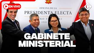 🔴 LIVE | Keiko Fujimori announces her ministerial cabinet and prime minister | Gestión