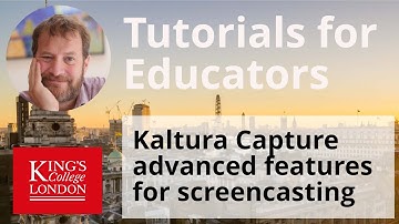 Using Kaltura Capture