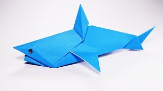 Origami Shark (Anita Barbour) Fast Version - Paper Folding / Papier Falten - Paper Crafts 1101 おりがみ