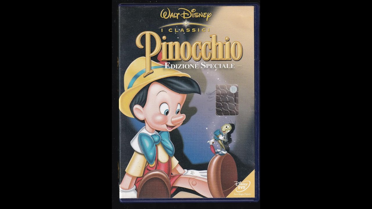 Apertura DVD Pinocchio