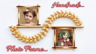 DIY Photo Frame tutorial | Custom Photo Frame with waste pista shells | wall hanging photo frame by LifeStyle Designs 1,229 views 3 months ago 4 minutes, 40 seconds