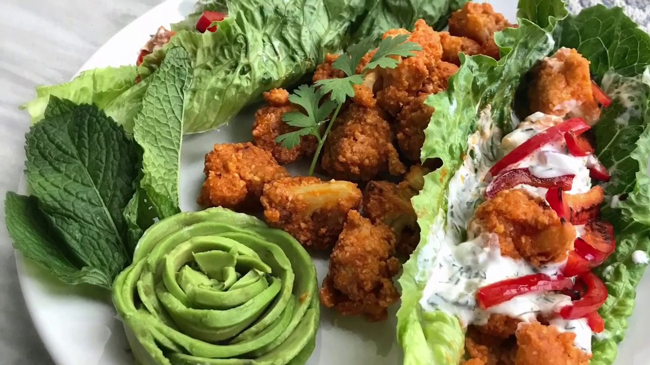 Vegan Buffalo Wing Lettuce Boats (Gluten Free) YouTube