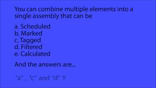 Revit 2013 Exam Sample -How Smart Are You