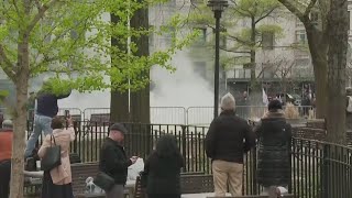 Man set himself on fire outside Trump trial courthouse