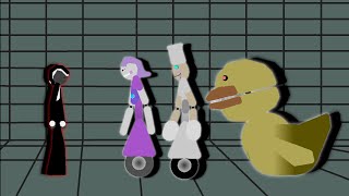The Nun Valak vs Team Ani Tron (Roblox School Escape Obby)