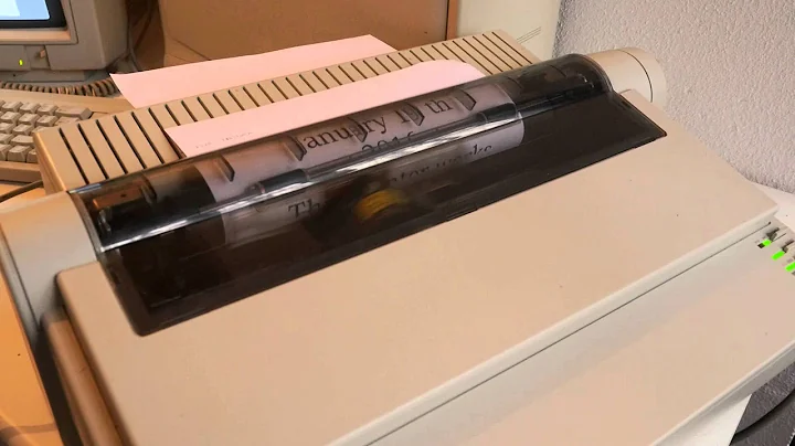 Apple ImageWriter II printer