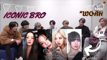 BTS Reacts to BLACKPINK TikToks 🔥 | Viral K-Pop Reaction + TikTok Trend Ranking 2025
