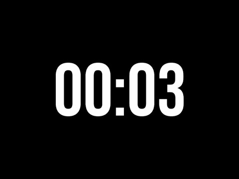 3 Second Countdown Timer | Minimal