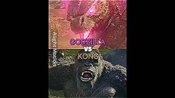 Godzilla vs Kong#battle #edit #vsbattle #whoisstrongest #monsterverse