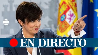 DIRECTO MONCLOA | Rueda de prensa posterior al Consejo de Ministros