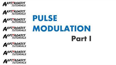Pulse Modulation part -1