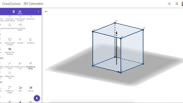 Creating a Cube in GeoGebra 3D: Method 5