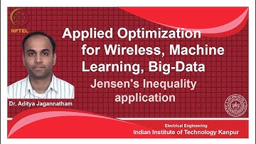 Lec 28 | Applied Optimization | Jensen