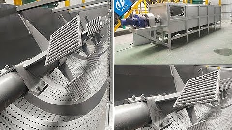 The paddle washing machine for processing cassava/tapioca/manioc in factory