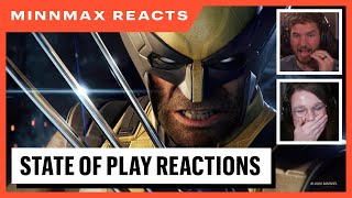 Sonys State Of Play Wolverine, Saros Gameplay - Minnmaxs Live Reaction