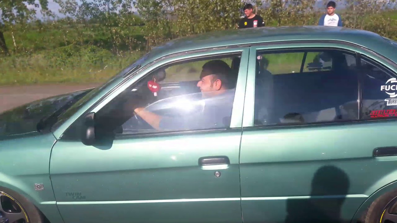 Honda civic vs toyota tercel swap glanza - YouTube