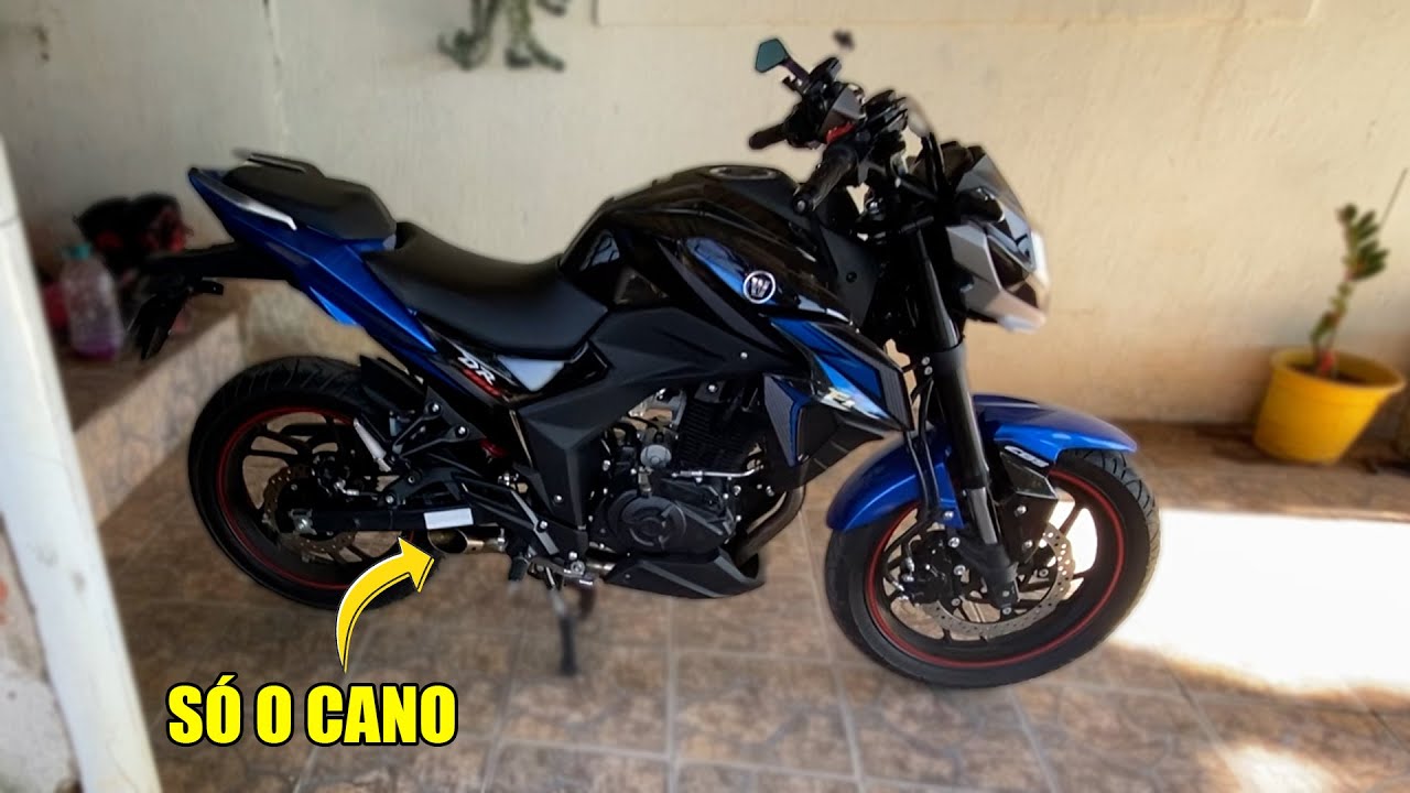 COMO DEIXAR A DR160 HAOJUE SÓ O CANO!! *muito fácil*