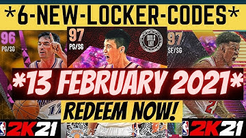 NBA 2K21 Locker Codes | Locker Codes 2K21 | 6 My Team Locker Codes| 2K21 Locker Codes | Next Gen