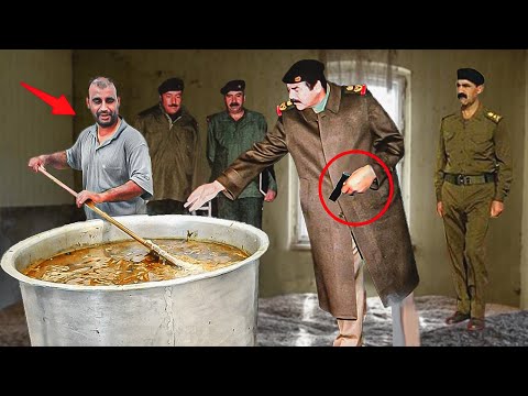 شاهد كيف كشف صدام حسين السم الذي وضع له في طعامه وماذا فعل بطباخه بعدها