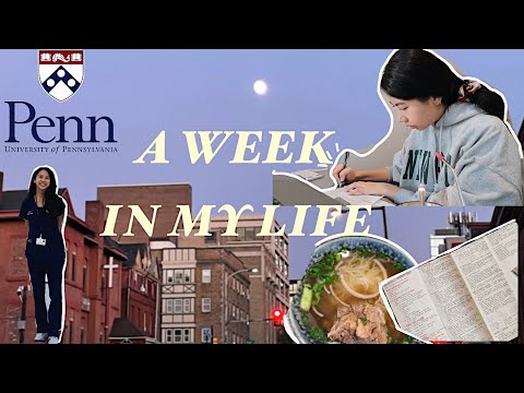 a week in my life | upenn nursing student