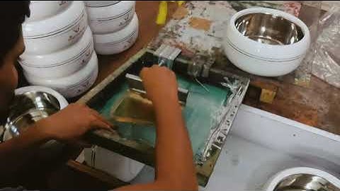 Screen Printing on Curve Surface