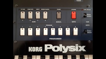 Korg Polysix - one song - one synth - free patches !!!
