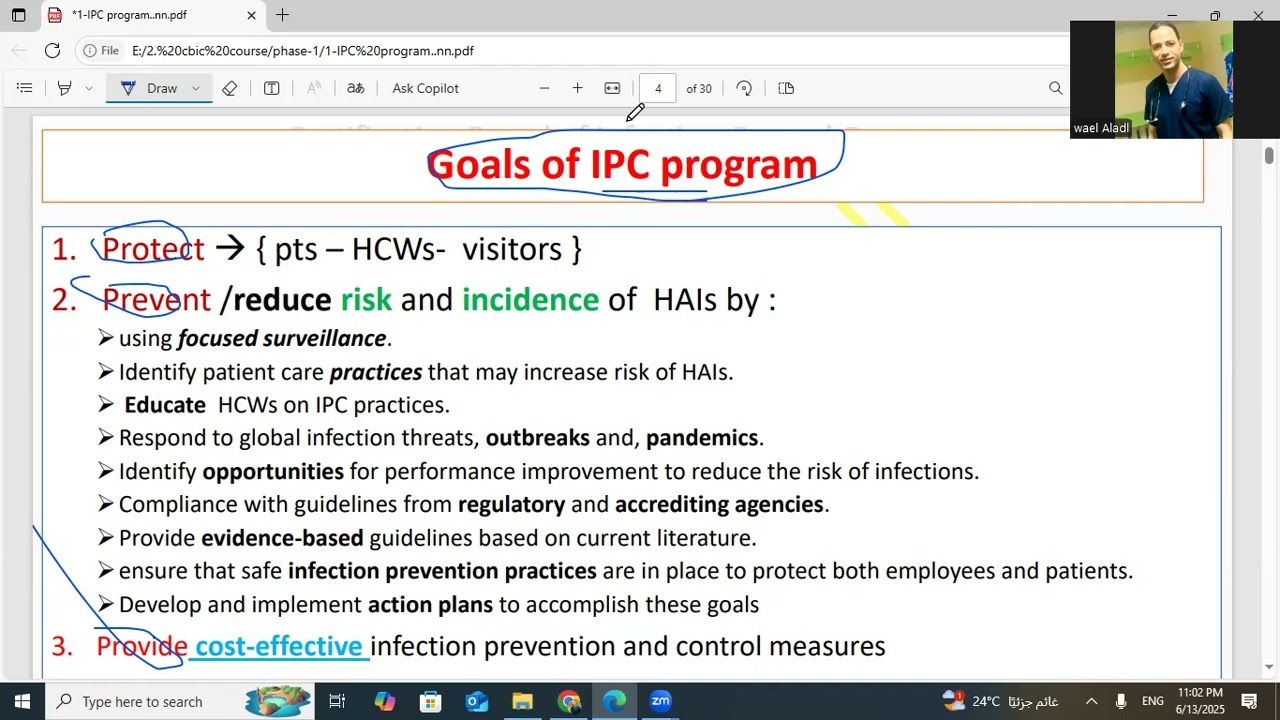 Infection Prevention and control program