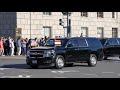 Iraq prime minister motorcades into washington dc for a meeting with biden