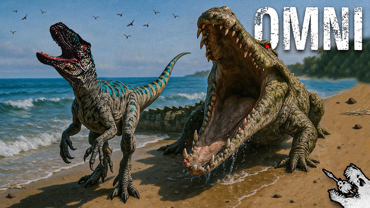 SALZWASSER - RAPTOR jagt am Strand 🏝️🩸 Überleben als OMNIRAPTOR 🦖 - The Isle