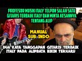 WOW!! Profesor Ini Telpon Pemain Gitar Terbaik Di Italy Dan Dia Minta Pendapat Tentang Alip Ba Ta