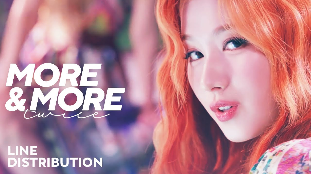 TWICE — MORE & MORE | Line Distribution