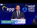 Olgierd geblewicz president of the eppcor group at the epp congress 2022  rotterdam