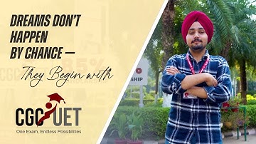 Rantinder Singh Secures 85% CGCUET Scholarship | B.Tech (AI & ML) Student at CGC University, Mohali