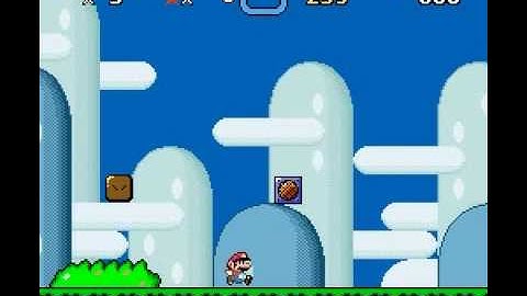 super mario world custom level: the purple coin