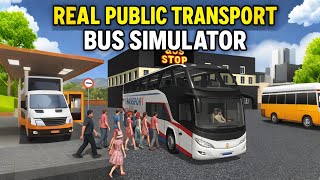 Real Public Transport Bus Simulator | Full Gameplay | Bus Driving Simulation 3D screenshot 1