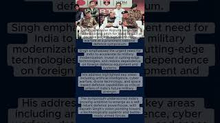 Rajnath Singh Pushes for Edge in High-Tech Warfare at Major Defence Symposium