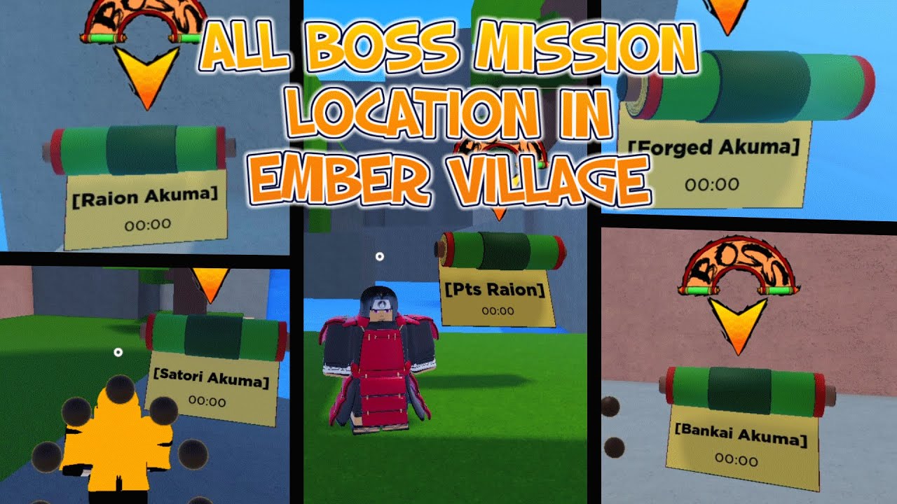 Code] *Ember* All Bosses Spawn Location, Shindo Life