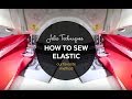 Jalie Sewing Techniques - How to Sew Elastics