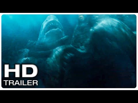 MEG 2 THE TRENCH The Meg Vs Kraken Fight Scene Trailer (NEW 2023)