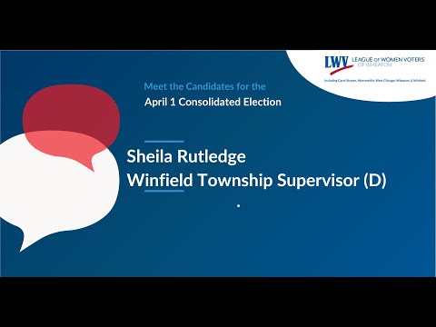 Sheila Rutledge - Winfield Township Supervisor (D)