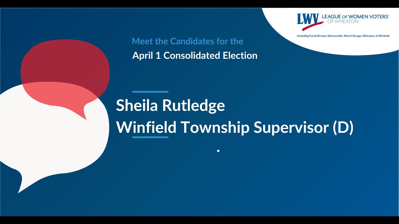 Sheila Rutledge - Winfield Township Supervisor (D)