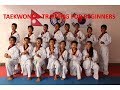 Taekwondo training for beginners