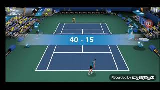 اول مرا رح العب لعبة Tennis 3D screenshot 2