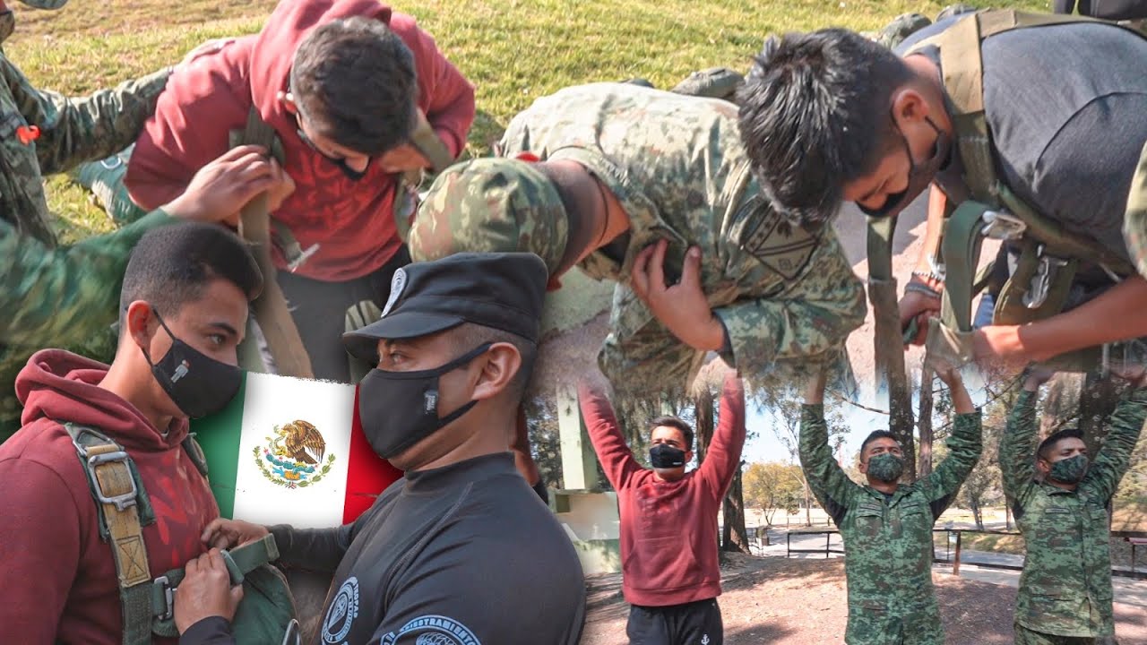 INTENTÉ hacer un DIA de ENTRENAMIENTO MILITAR en MÉXICO
