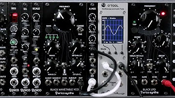 Erica Synths Black Wavetable VCO demo
