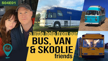 Advice from our VAN, SKOOLIE and BUS Conversion friends on our Interior Build - S04E01