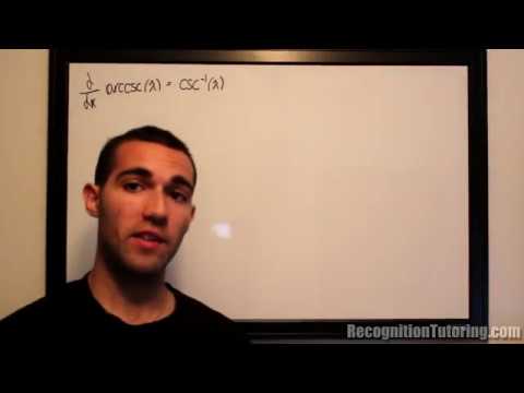 Derivative of Arccsc x Proof (Using Implicit Differentiation)