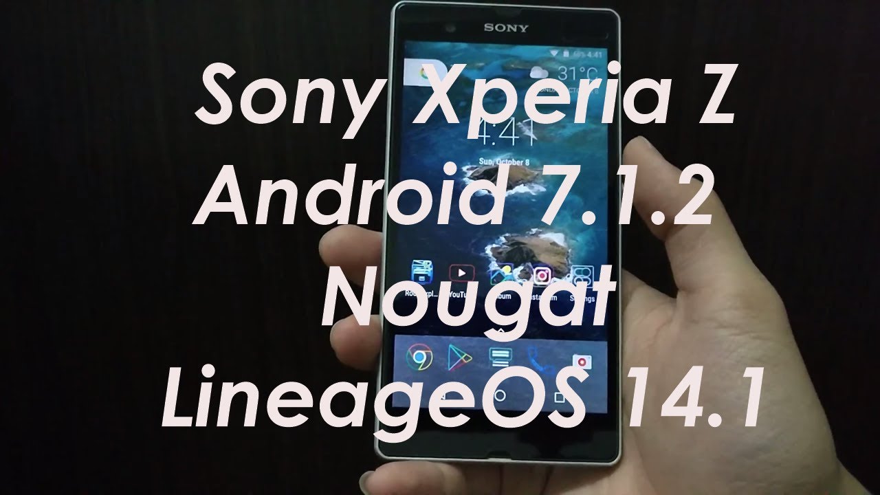 Sony Xperia Z Android 7.1.2 Nougat LineageOS 14.1 Quick Look