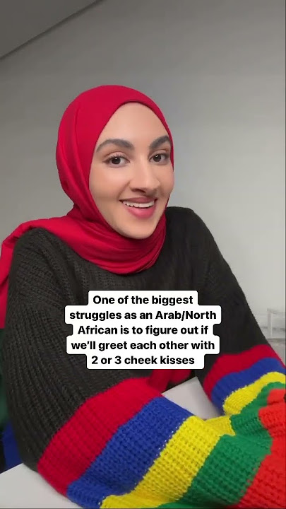 2 or 3 kisses - why has no one figured this out yet 😅😂 #culture #arabculture #northafrican #arab